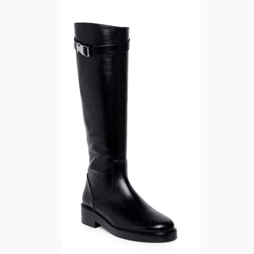 STAUD Cloud Knee High Riding Buckle Boot, Size 8